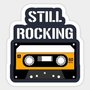 Classic Rock Cassette Tape Funny 80's Vintage Musical Sticker